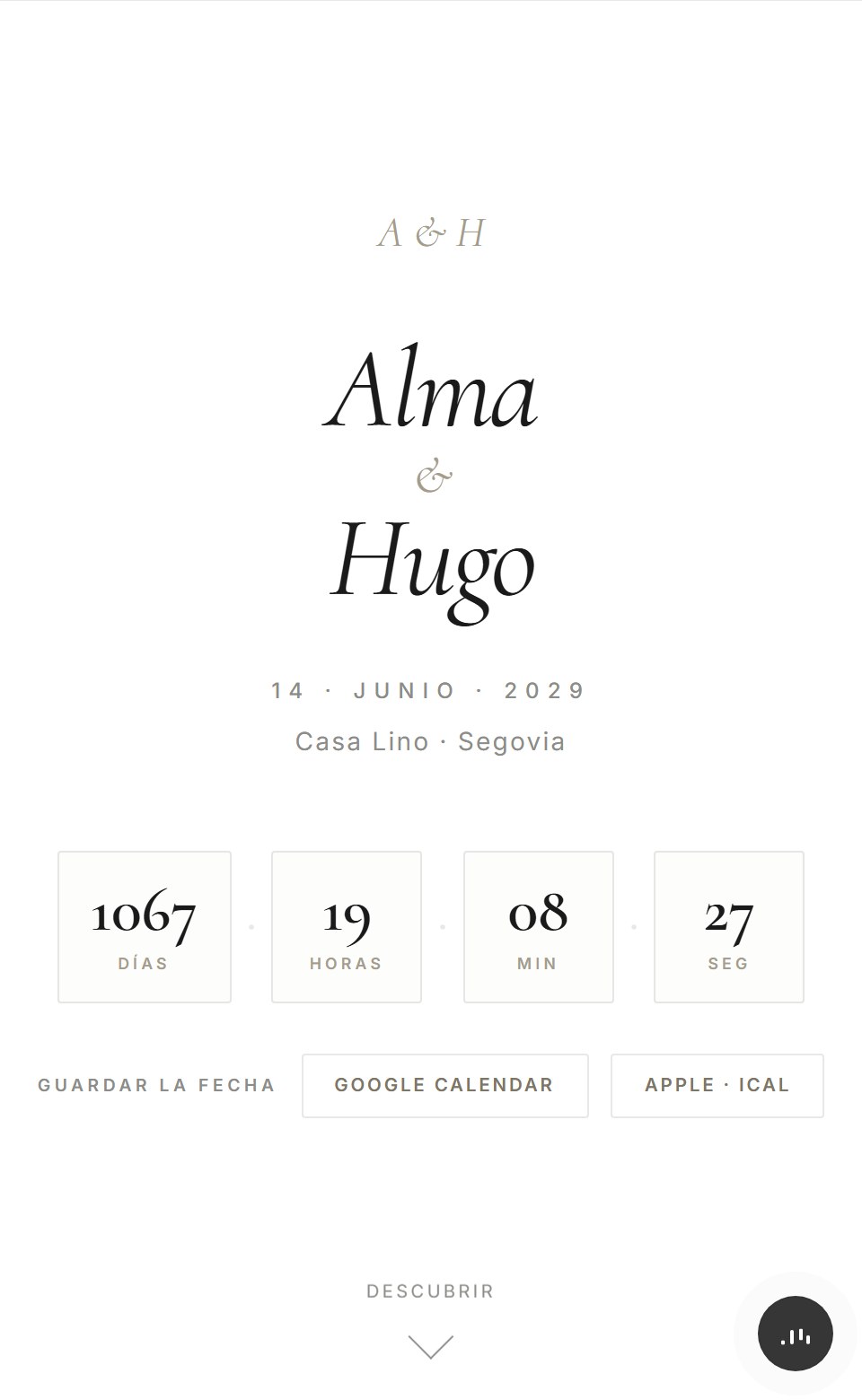 Minimalista Atemporal — vista previa del diseño
